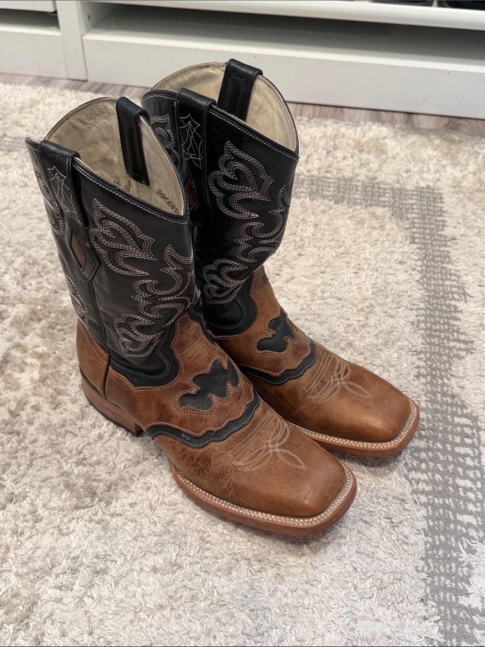 J.B. Dillon Brown & Black Swain Men’s Western Boot